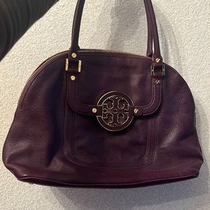 Tory Burch Amanda Dome Tote Bag- Violet